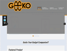 Tablet Screenshot of geeko.com